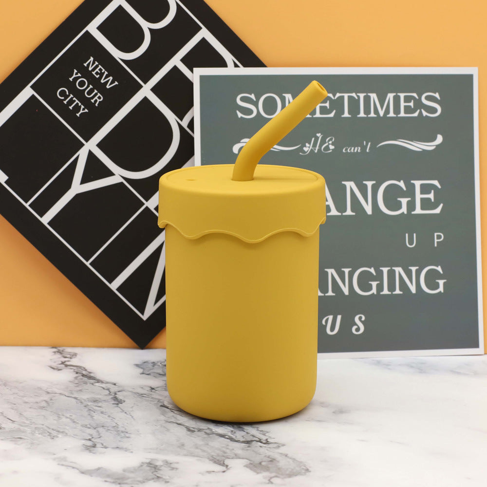 Silicone Toddler Cup with Straw
