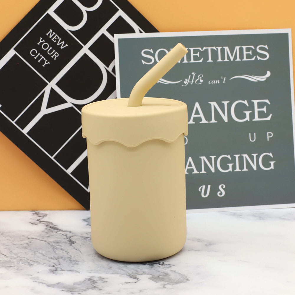 Silicone Toddler Cup with Straw