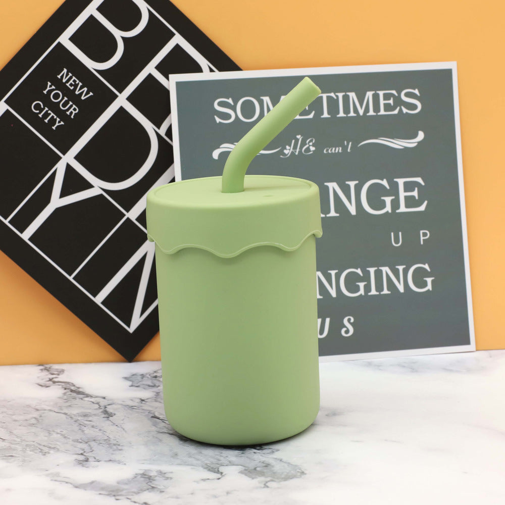 Silicone Toddler Cup with Straw